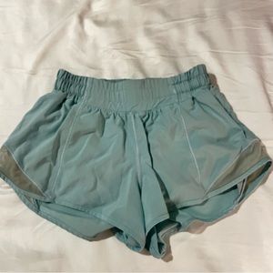 Blue hotty hot lululemon shorts size 2 2.5 inseam